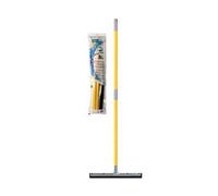 Apex Spingiacqua Spatola Pavimenti con Doppia Gomma 45cm e Solido Manico in Metallo, Tira Acqua