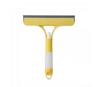 Spatola spray 3 in 1 con flacone spray integrato per la pulizia di vetri e altre superfici, strumento professionale per auto, casa e cucina, manico ergonomico per un facile utilizzo (giallo)