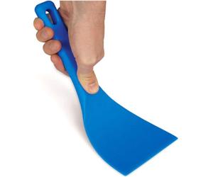 SPATOLA TRIANGOLARE FLESSIBILE A STECCA ANTIGRAFFIO cm.10 GIMETAL PIZZA