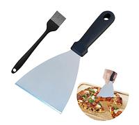 Spatola Triangolare Professionale per Pizza e Dolci - Set da 2 Pezzi, Paletta per Impasti da Cucina, Accessori