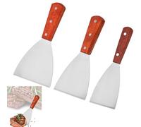 Spatola Triangolare, Spatola per Grill, Spatola per Barbecue, 3 Pezzi Spatola per Hamburger, Può Essere Utilizzata Nella Cucina di Ristoranti, per Cucinare e Tagliare Pizza, Bistecche