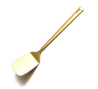 Spatole Berglander Gold, rivoltamento solido con rivestimento titanio-oro spatola in metallo per griglia e cucina, compatibile con lavastoviglie
