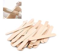 Spatole per Cera in Legno,50 Pezzi Spatola per Cera Spatola,Spatola Ceretta,Strumento di Depilazione Applicatore di Rimozione Multifunzionale per Sopracciglia le Gambe Viso