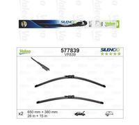 Spazzola tergicristallo VALEO Silencio Xtrm VF839, 650/380mm, Anteriore, 2 Pezzo