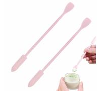 SPATTULA DI FACCIO - Mini Strumento in silicone per creme e lozioni, applicatore cosmetico | 2 pezzi prodotti per la cura della pelle di bellezza, bottiglie di barattoli riutilizzabili