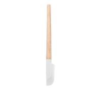 Spatulas For Kitchen Use - Baking Spatula, 9 Inch Food-Grade Wooden Handle Scraper | Small Silicone Spatulas Baking Supplies For Mixing Cooking Bread Cake Butter Jam Home Apartment Dorm Restaurant