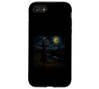 Spaventapasseri Notte stellata - Divertente Spettrale Van Gogh Halloween Custodia per iPhone SE (2020) / 7/8