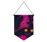 Spaventapasseri teschio felice Halloween appeso banner con asta telescopica pin display banner esterno patio arredamento per ufficio, scuola, aula, dormitorio, casa