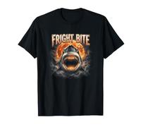Spavento Morso Shark Halloween Horror Attack Maglietta