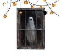 Spaventose Coperture per Finestre di Halloween 80 x 120 cm Decorazione | Decorazioni Halloween Per le Finestre Per portico, porta d'ingresso, interno, esterno, giardi