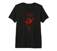 Spaventoso Bloody Hand Print Shirt - Camicia insanguinata per Halloween Maglietta Premium