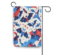 Spaventoso Cartoon Bats 4th Of July Independence Day grandi bandiere all'aperto bandiere & banner per la decorazione del patio 28x40 double sided