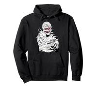 Spaventoso Male Mummia Faccia Raccapricciante Horror Halloween Felpa con Cappuccio