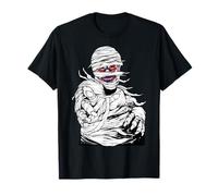 Spaventoso Male Mummia Faccia Raccapricciante Horror Halloween Maglietta