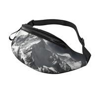 Spaventoso nave in mare Marsupio per le Donne Uomini Moda Marsupio Cintura Regolabile per Allenamento Corsa Viaggi Casual Marsupio, Montagne retrò, Taglia unica