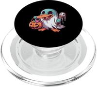 Spaventoso sacchetto di caramelle spettrale di Halloween ornitorinco fantasma PopSockets PopGrip per MagSafe