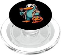 Spaventoso sacchetto di caramelle spettrale di Halloween ornitorinco fantasma PopSockets PopGrip per MagSafe