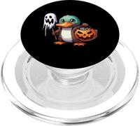 Spaventoso sacchetto di caramelle spettrale di Halloween ornitorinco fantasma PopSockets PopGrip per MagSafe