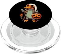 Spaventoso sacchetto di caramelle spettrale di Halloween ornitorinco fantasma PopSockets PopGrip per MagSafe