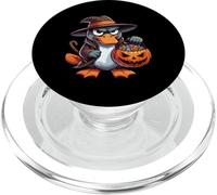 Spaventoso sacchetto di caramelle spettrale di Halloween ornitorinco fantasma PopSockets PopGrip per MagSafe