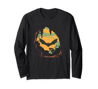 Spaventoso sciame di Pipistrelli di Halloween Maglia a Manica