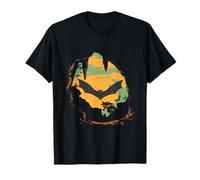 Spaventoso sciame di Pipistrelli di Halloween Maglietta