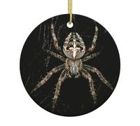 Spaventoso Spider Stampa Albero di Natale Ceramica Appeso Personalizzato Stampato Natale Casa Porcellana Decorare Regali
