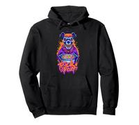 Spaventoso Zombie Scheletro Cani Halloween Felpa con Cappuccio