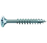 Spax, 0/1034/001/3,5/35/ /01, Vite universale, 3,5 x 35 mm, 1000 pezzi, testa svasata, Croce recesso Z, 4Tagliare, filo parziali, zincata vuoto A2J - 0291010350355