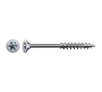 SPAX 191010802605 - Viti per costruzioni in legno, 8,0 x 260 mm, 50 pezzi, T-Star Plus, testa svasata, filettatura parziale, 4CUT, WIROX A3J, 0191020802605, colore: Argento