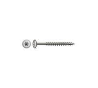 SPAX, 0257000600805, Vite Costruzione in legno, 6,0 x 80 mm, 100 pezzi, testa piatta, T-Star Plus, 4Tagliare, interamente filettato, acciaio inox A2, 1,4567