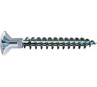 Spax, 0271010450805, Vite universale, 4,5 x 80 mm, 200 pezzi, testa svasata, Croce recesso Z, foro testa, filo pieno, zincato vuoto A2J