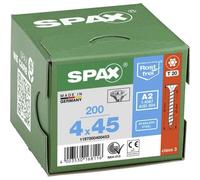 SPAX 1197000400453 Vite da legno 4 mm 45 mm T-STAR plus Acciaio inox A2 200 pz.