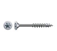 Spax T-STAR plus 191010501003 - Vite universale con testa svasata, 4CUT, filettatura parziale, lucida zincata tramite galvanizzazione, Zincato, 5,0 x 100 mm