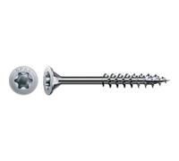 Spax T-STAR plus 0/1050/1/ 6,0/60/01 - Vite universale con testa svasata, 4CUT, filettatura parziale, lucida zincata tramite galvanizzazione, Zincato, 6,0 x 60 mm