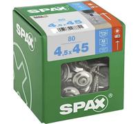 SPAX 4587000450456 Vite spengler 4.5 mm 45 mm T-STAR plus Acciaio inox A2 80 p