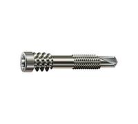 SPAX 557000500513 - Vite a testa tonda 5.0X 51 TX25, in acciaio INOX A2, 100 pezzi, colore: Argento