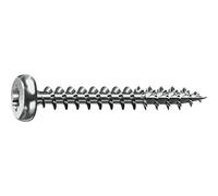 SPAX, A9J, Vite universale, testa semi-rotonda, T-STAR plus, 4 Cut, filettatura piena, 200 pezzi, 3,0 x 12 mm, Zincato lucido