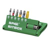 SPAX BITbox T-STAR plus 400007899019 - Porta punte a sgancio rapido T10, T15, T20, T25, T30, T40 in 25 mm
