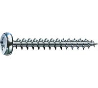 ABC Spax - Viti Tc Testa Cilindrica A Croce Pozidriv Zincata Bianca Diametro 3,5 Mm Lunghezza 16 Mm Confezione Da 1.000 Pz - SPEDIZIONE GRATUITA