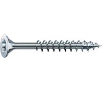 Spax T-STAR plus 0/1050/1/ 3,5/45/01 - Vite universale con testa svasata, 4CUT, filettatura parziale, lucida zincata tramite galvanizzazione, Zincato, 3,5 x 45 mm