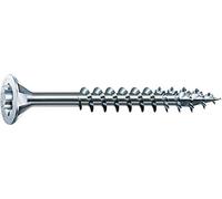Spax T-STAR plus 0/1050/1/ 4,0/70/01 - Vite universale con testa svasata, 4CUT, filettatura parziale, lucida zincata tramite galvanizzazione, Zincato, 4,0 x 70 mm