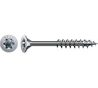 Spax T-STAR plus 0/1050/1/ 4,5/35/02 - Vite universale con testa svasata, 4CUT, filettatura parziale, lucida zincata tramite galvanizzazione, Zincato, 4,5 x 35 mm