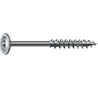 SPAX T-TAR plus 251010803005 - Viti per costruzioni in legno, 8,0 x 300 mm, testa piatta, filettatura parziale, 4CUT, WIROX A3J, 50 pezzi