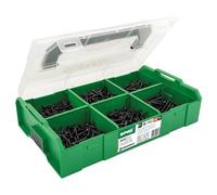 SPAX Valigetta di montaggio L-BOXX Mini BLAX, set di viti con 800 viti universali nere in 6 dimensioni, con 3 T-TAR plus punte T20-500009162029
