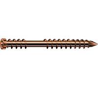 SPAX - Vite a testa cilindrica T-Star plus Cut per terrazze, con filettatura fissa, A2 1.4567, 5,0 x 50 mm, 200 pezzi, in acciaio INOX anticato, 537900500503