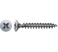 SPAX Vite universale, 3 x 12 mm, 1000 pezzi, Filetto totale, Testa svasata, Intaglio a croce Z1, Punta S, WIROX - 1081010300125