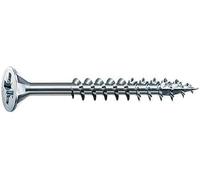 Spax - Vite universale, testa svasata, a croce Z, 4 Cut, filettatura parziale, lucido zincato tramite galvanizzazione A2J - 0291010350305, 291010400605