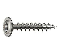 SPAX Viti per legno HI.FORCE, Ø 6 mm, WIROX, testa piatta, T-STAR plus, punta CUT, 6 x 40 mm, 200 pezzi