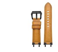 SPAYAGBVPM Adatto for cinturino Casio Fit For G-SHOCK MTG-B1000 MTG-G1000 Accessori for cinturini da uomo in pelle modificati da 24 mm(Khaki black)